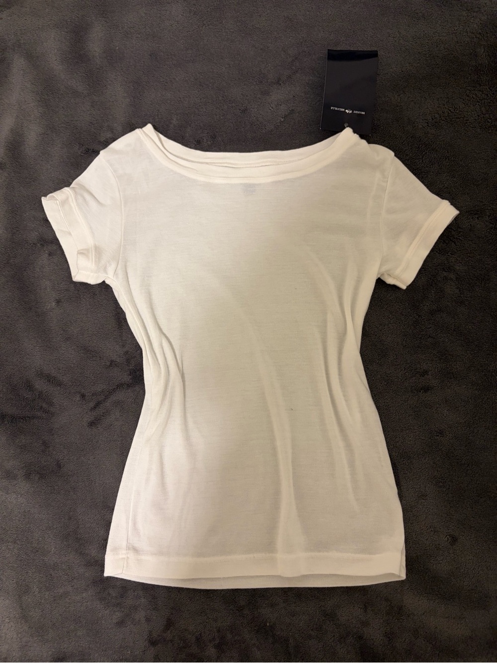 BRANDY MELVILLE white baby tee